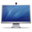 Cinema Display + ISight (blue) Icon 32x32 png